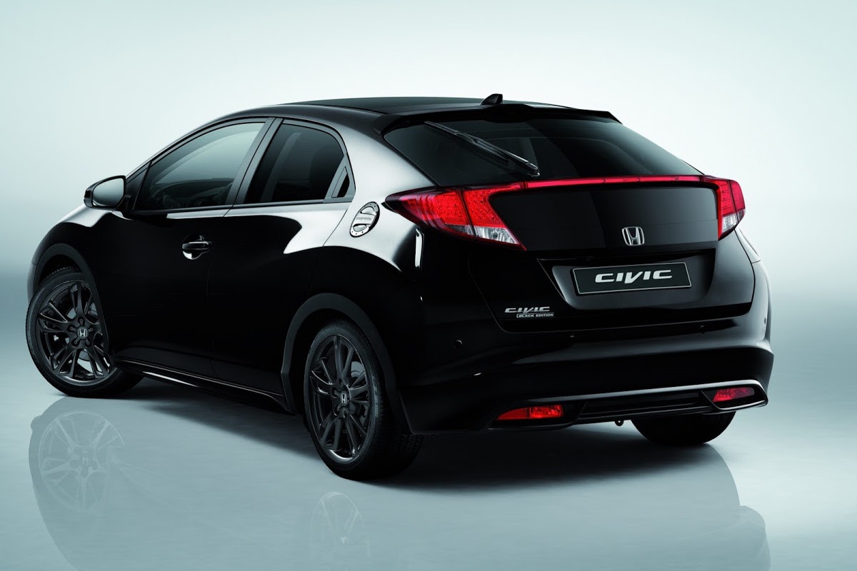 Honda Displays New Civic Black Edition in Geneva, Goes on Sale in May ...