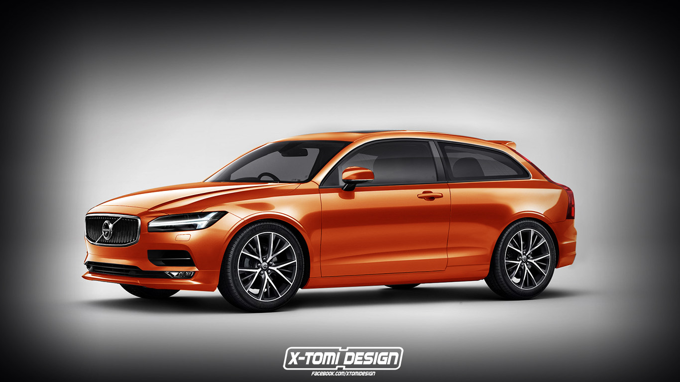 New Gen Volvo C30 Rendered With S90 Front End Carscoops
