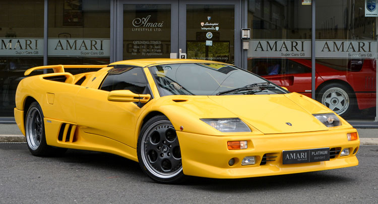 Celebrity Owned Lamborghini Diablo VT Roadster For Sale ...