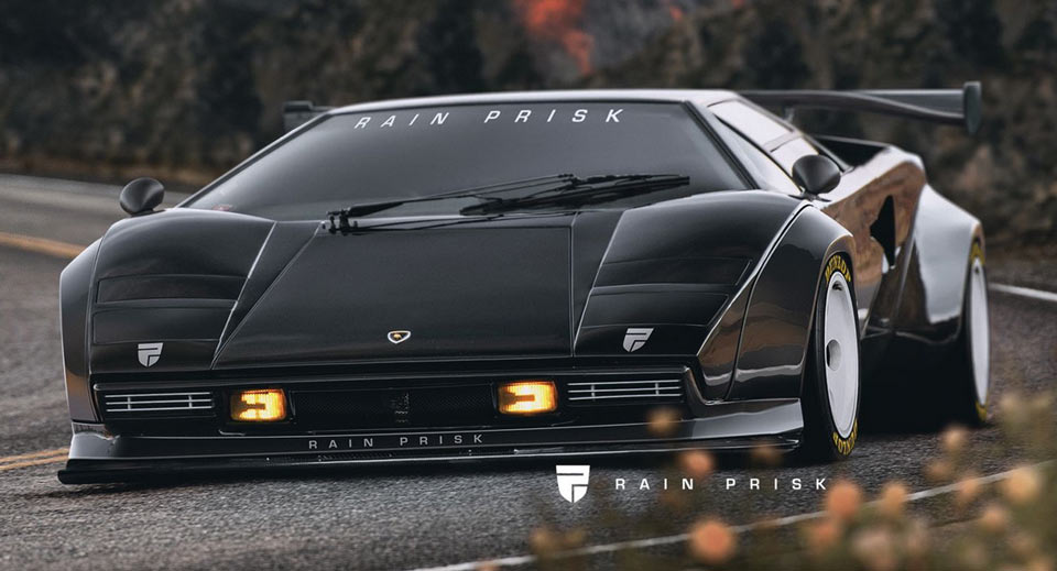 Yes, This Wide-Bodied Lamborghini Countach Is Fake, But We ...