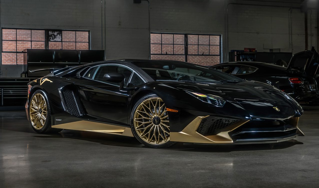 Black And Gold Lamborghini Aventador S Is One Of The Last ...