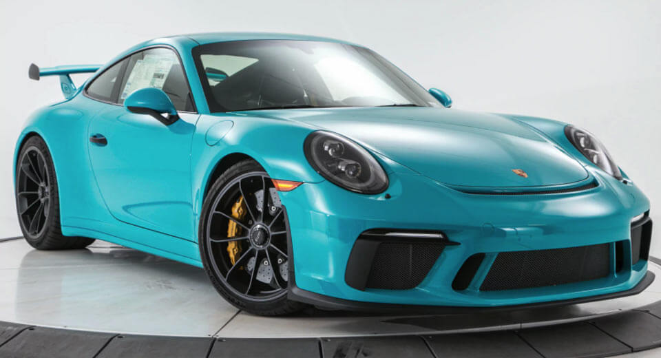Porsche gt3 blue
