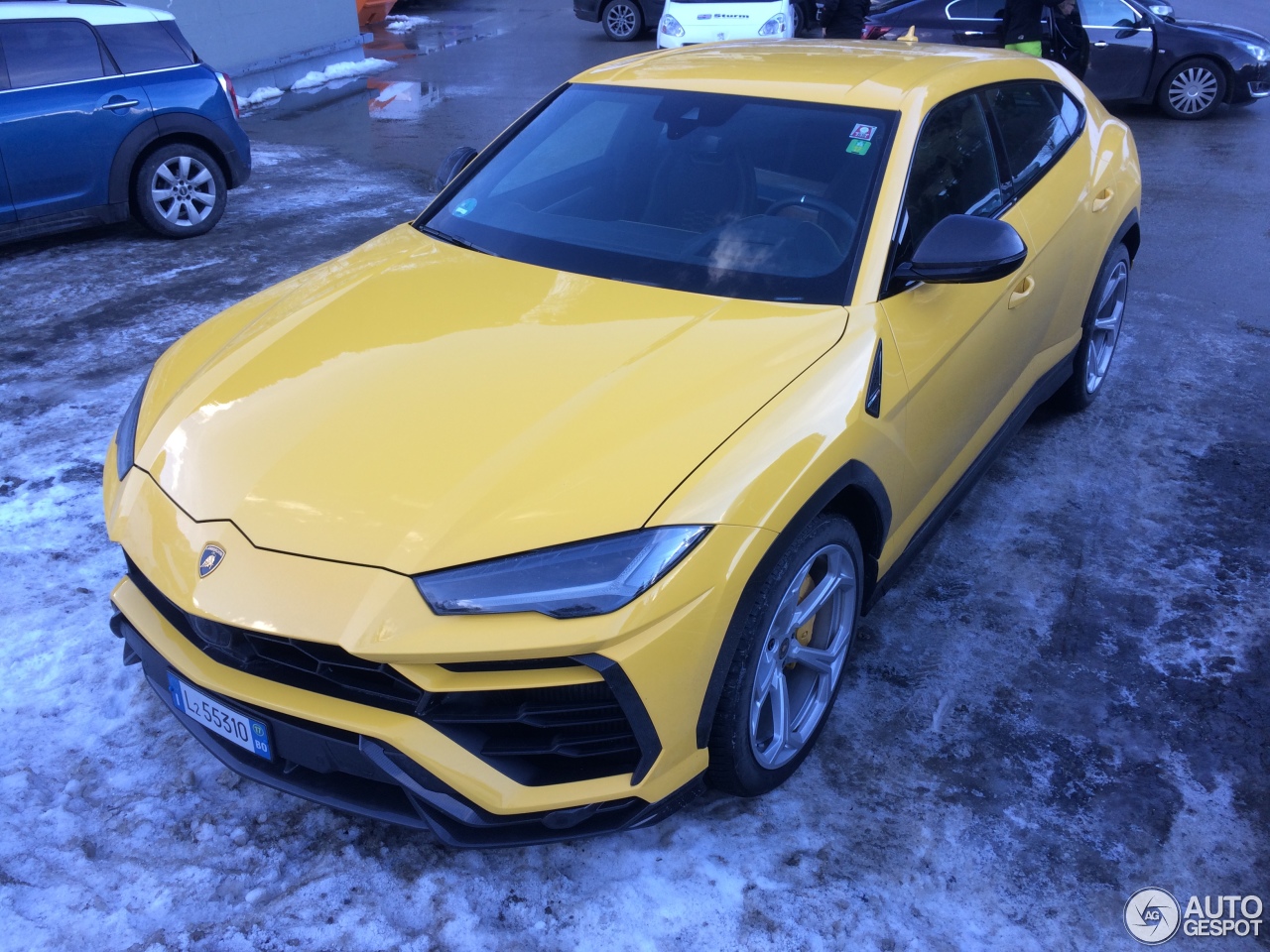 Bright Yellow Lamborghini Urus Spotted In The Austrian ...