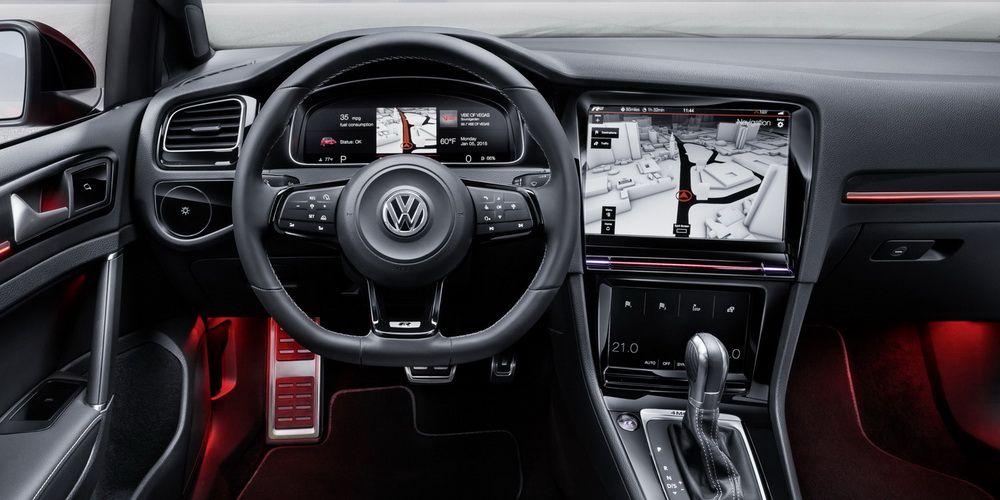 Volk Wagon Volkswagen Golf 8 Interior