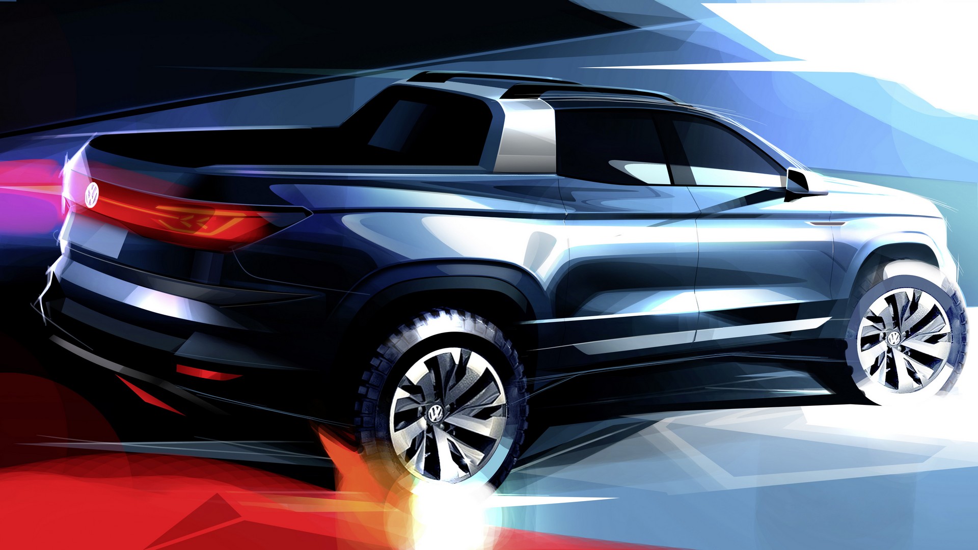 New Vw Compact Pickup Concept Teased Previews 2020 Production Model