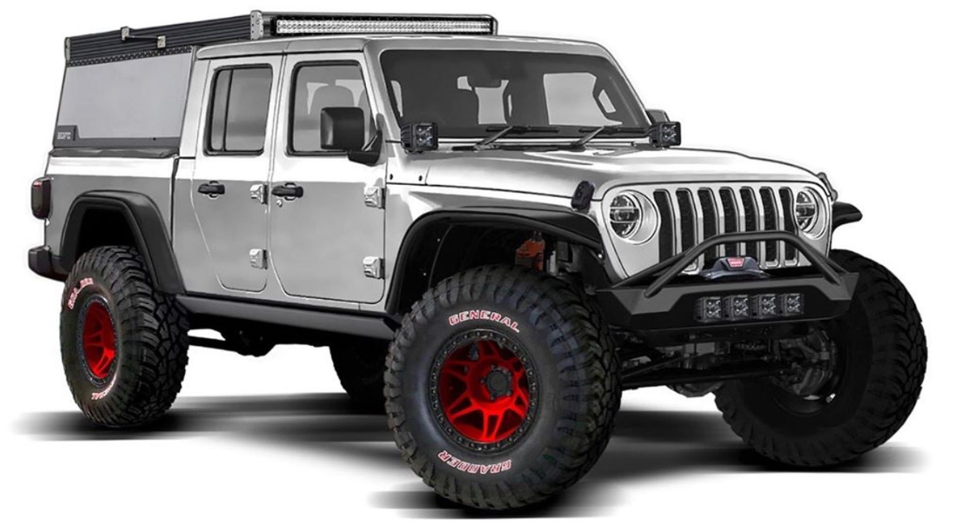 Check Out Jeep's Gladiator Truck Rendered With A Bunch Of ...